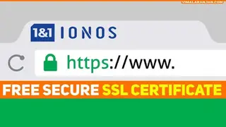 Ionos SSL Certificate screenshot