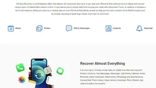 iOS Data Recovery screenshot