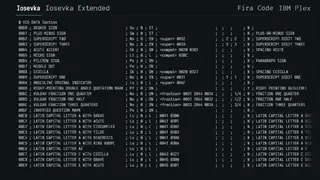 Iosevka screenshot