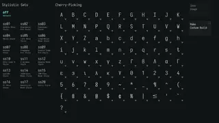 Iosevka screenshot