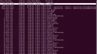 Iotop screenshot