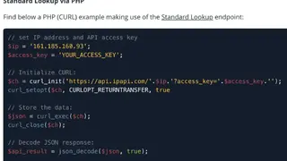 Ipapi screenshot
