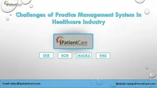 iPatientCare EHR screenshot