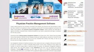 iPatientCare EHR screenshot