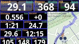 IpBike ANT+™ Bike Computer screenshot
