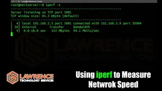 iPerf screenshot