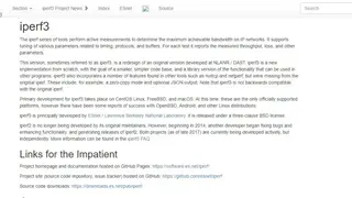 iPerf3 screenshot