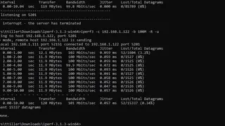 iPerf3 screenshot