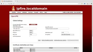 IPFire screenshot