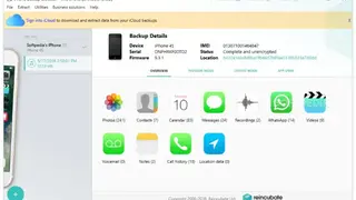 iPhone Backup Extractor screenshot
