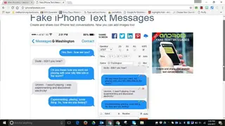 iPhoneFakeText screenshot