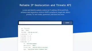 Ipregistry screenshot