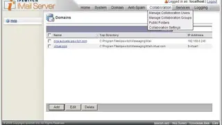 Ipswitch IMail Server screenshot