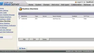 Ipswitch IMail Server screenshot