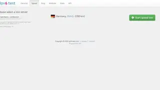 IPv6 test screenshot