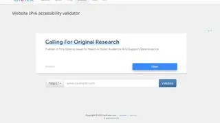 IPv6 test screenshot
