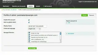 iRedMail screenshot