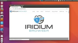 Iridium Web Browser screenshot