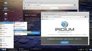 Iridium Web Browser screenshot
