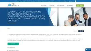 Iron Mountain Software Escrow screenshot
