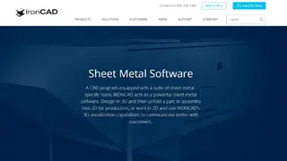 IronCAD Sheet Metal screenshot