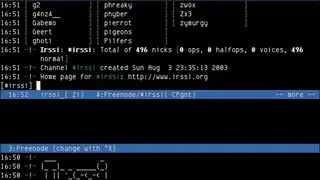 Irssi screenshot