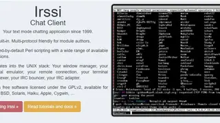 Irssi screenshot
