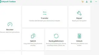 iSkysoft Toolbox screenshot