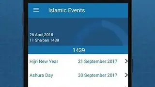Islamic Calendar 2018 – Hijri Dates screenshot