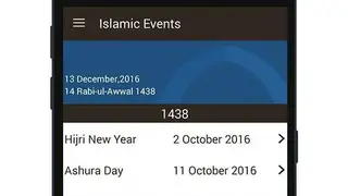 Islamic Hijri Calendar 2019 screenshot