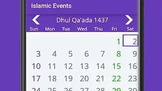Islamic History Calendar screenshot