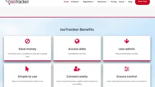 isoTracker Complaints Management screenshot