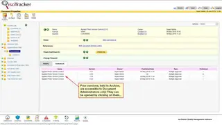 isoTracker Document Management screenshot