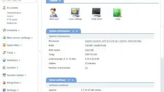 ISPmanager screenshot