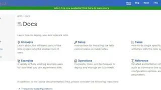 Istio screenshot