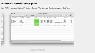 iStumbler screenshot