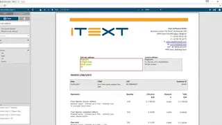 iTextPDF screenshot
