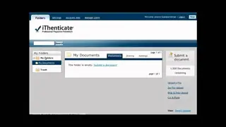 iThenticate screenshot