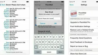 iTrackmail screenshot