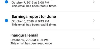 iTrackmail screenshot