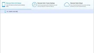 IUWEshare iPhone Data Recovery screenshot