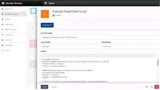 Ivanti Identity Director screenshot