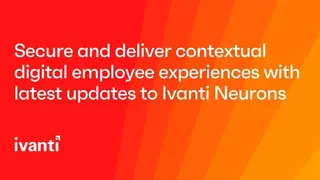 Ivanti Neurons for ITSM screenshot