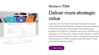 Ivanti Neurons for ITSM screenshot