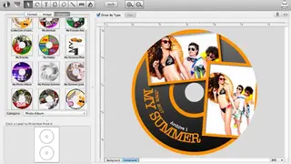 iWinSoft CD/DVD Label Maker for Mac screenshot