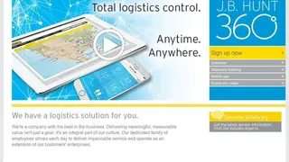 J.B. Hunt 360 screenshot