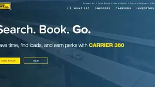 J.B. Hunt 360 screenshot