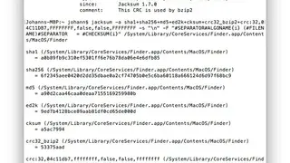 Jacksum screenshot