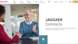 JAGGAER Contracts screenshot