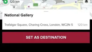 Jaguar Route Planner screenshot